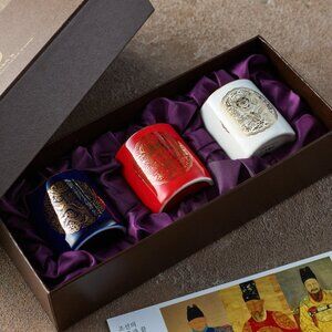 Gift Set of Ceramic Sake Glasses